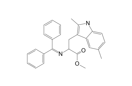 Methyl 2,5-dimethyl-N-(diphenylmethylene)-dl-tryptophanate