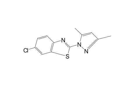 6-chloro-2-(3,5-dimethylpyrazol-1-yl)benzothiazole