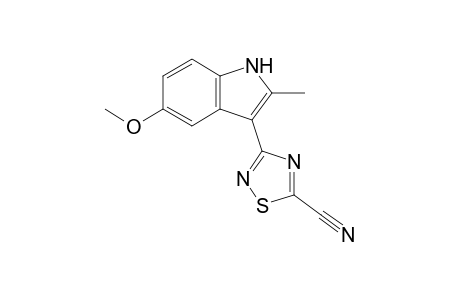 5-Cyano-3-(5-methoxy-2-methylindol-3-yl)-1,2,4-thiadiazole