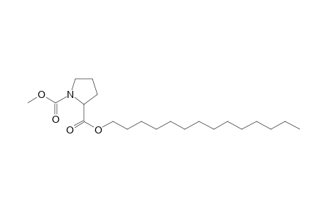 L-Proline, N-methoxycarbonyl-, tetradecyl ester