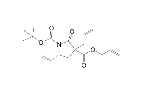 (5R)-3-Allyl 1-tert-butyl 3-allyl-2-oxo-5-vinylpyrrolidine-1,3-dicarboxylate