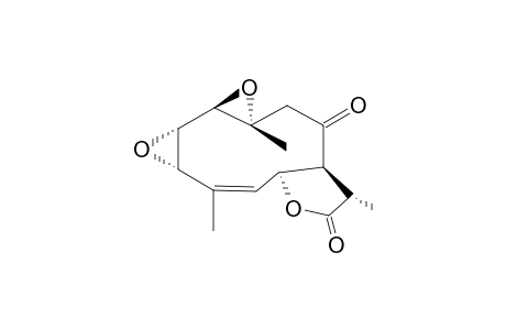 11-B-H-GERMACRA-4Z-EN-12,6-A-OLIDE,1-B,10-A-;2-A,3-A-DIEPOXY-8-OXO