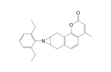 N-[2',6'-Diethylphenyl]-4-methyl-7,8,9,10-tetrahydro-7,8-benzocoumarin-8,9-aziridine