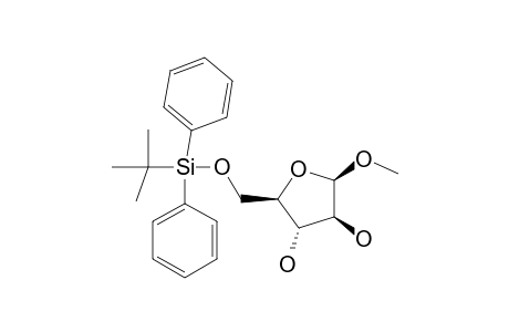 METHYL_5-O-TERT.-BUTLDIPHENYLSILYL-BETA-D-ARABINOFURANOSIDE