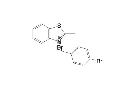 3-(4-Bromobenzyl)-2-methylbenzo[d]thiazol-3-ium bromide