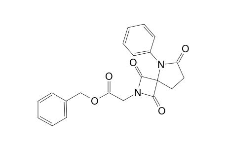 5-phenyl-1,3,6-trioxo-2,5-diazaspiro[3,4]octane-2-acetic acid, benzyl ester