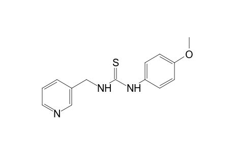 1-(p-methoxyphenyl)-3-[(3-pyridyl)methyl]-2-thiourea