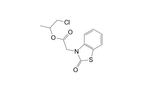 2-chloro-1-methylethyl (2-oxo-1,3-benzothiazol-3(2H)-yl)acetate