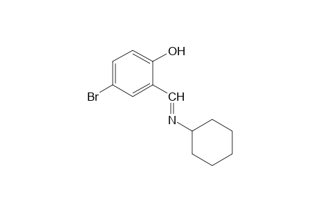 PHENOL, 4-BROMO-2-/N- CYCLOHEXYLFORMIMIDOYL/-,