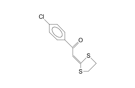 1-(4-Chloro-phenyl)-2-(1,3-dithiolan-2-ylidene)-ethanone