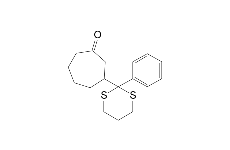 Cycloheptanone, 3-(2-phenyl-1,3-dithian-2-yl)-