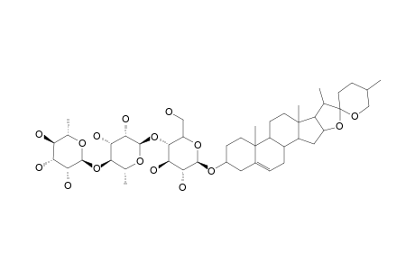 DIOSGENYL-ALPHA-L-RHAMNOPYRANOSYL-(1->4)-ALPHA-L-RHAMNOPYRANOSYL-(1->4)-BETA-D-GLUCOPYRANOSIDE