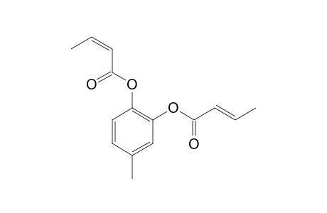 cis,Trans-4-methyl-1,2-phenylene dibut-2-enoate