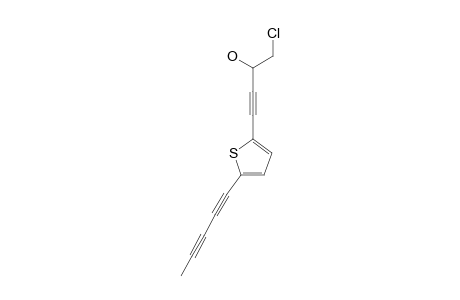 4'-CHLORO-1'-(5-PENTA-1,3-DIYN-1-YL-2-THIENYL)-BUT-2'-YN-3'-OL