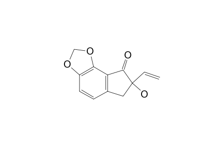 2-Ethenyl-2-hydroxy-6,7-(methylenedioxy)indan-1-one