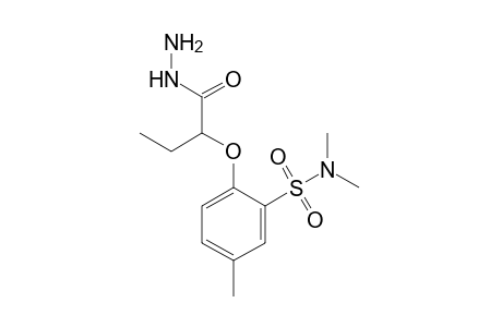 2-{[2-(dimethylsulfamoyl)-p-tolyl]oxy}butyric acid, hydrazide