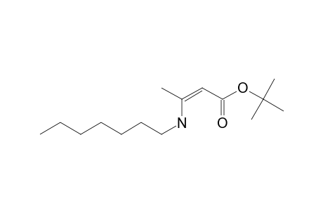 2-Butenoic acid, 3-(heptylamino)-, 1,1-dimethylethyl ester, (Z)-