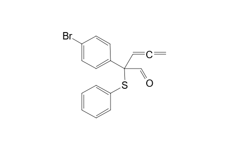 2-(4-Bromophenyl)-2-(phenylthio)penta-3,4-dienal