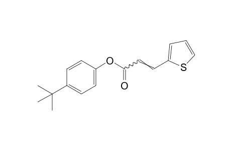 2-thiopheneacrylic acid, p-tert-butylphenyl ester