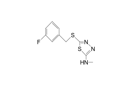 1,3,4-Thiadiazol-2-amine, 5-[[(3-fluorophenyl)methyl]thio]-N-methyl-