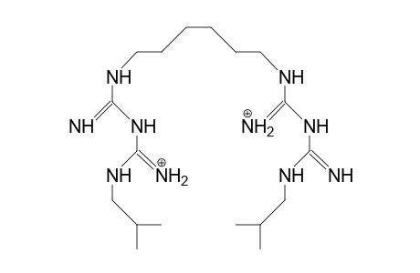 1,6-Bis(isobutyl-biguanidinyl)-hexane dication