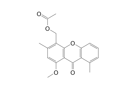 4-Acetoxymethyl-1-methoxy-3,8-dimethyl-9-xanthenone