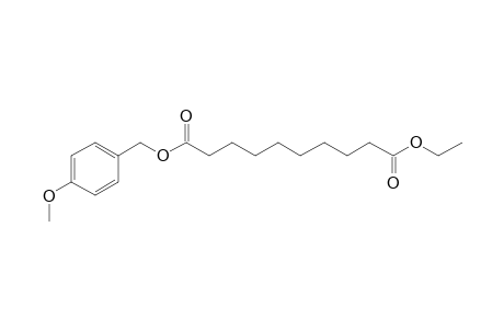 Sebacic acid, ethyl 4-methoxybenzyl ester