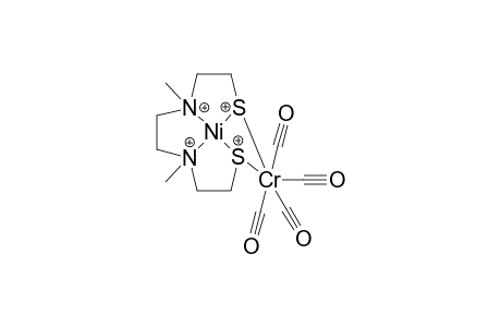 [N,N'-Dimethyl-N,N'-bis(.beta.mercaptoethyl)ethylenediaminenickel]-S,S'-(tetracarbonylchromium) complex