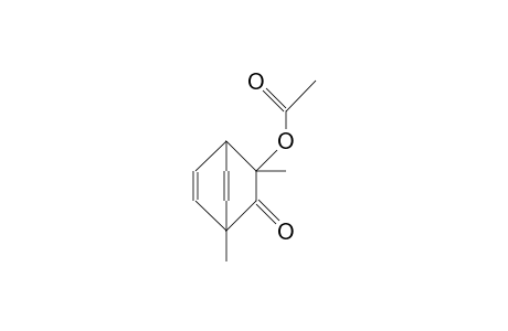 1,3-Dimethyl-3-acetoxy-bicyclo(2.2.2)octa-5,7-dien-2-one