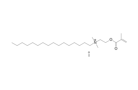 2-DIMETHYL-2-HEXADECYL-1-METHACRYLOXYETHYL-AMMONIUM-IODINE