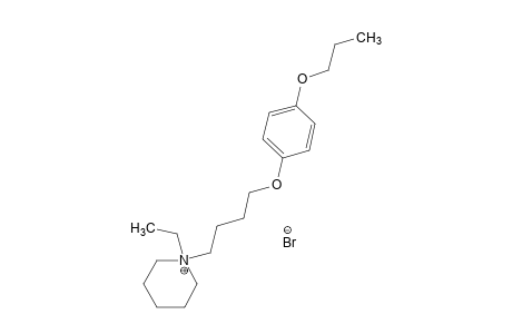 1-ethyl-1-{4-[p-(propyloxy)phenoxy]butyl}piperidinium bromide