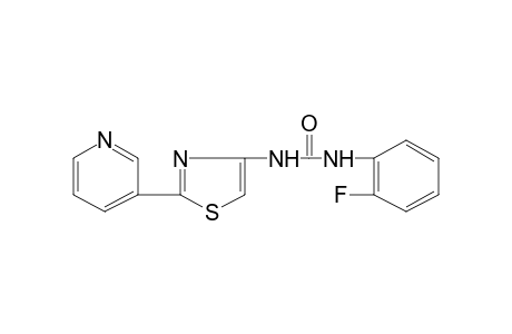 1-(o-fluorophenyl)-3-[2-(3-pyridyl)-4-thiazolyl]urea