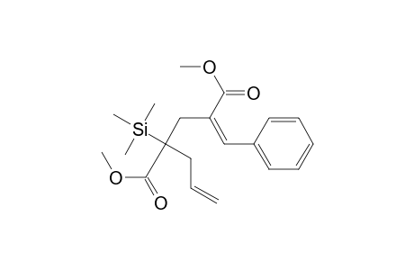 Z-Dimethyl 4-Benzylidene-2-(2-propenyl)-2-(trimethylsilyl)-pentanedioate