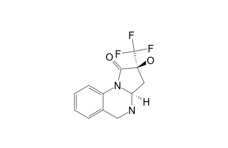 (2S*,3AS*)-2-HYDROXY-2-(TRIFLUOROMETHYL)-3,3A,4,5-TETRAHYDROPYRROLO-[1,2-A]-QUINAZOLIN-1(2H)-ONE