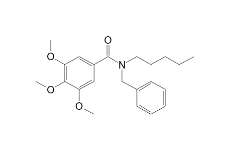 Benzamide, 3,4,5-trimethoxy-N-benzyl-N-pentyl-