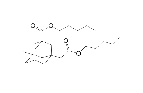 5,7-dimethyl-3-carboxy-1-adamantylacetic acid di-n-pentyl ester