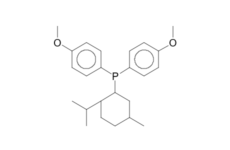 Phosphine, bis(p-anisyl)-(-)-menthyl-