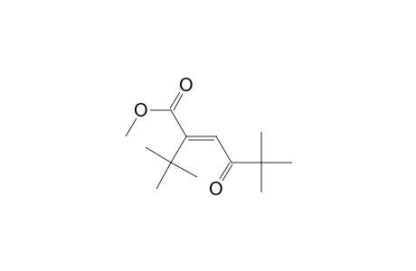 2-Hexenoic acid, 2-(1,1-dimethylethyl)-5,5-dimethyl-4-oxo-, methyl ester