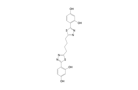 1,4-Bis[5-(2,4-dihydroxyphenyl)-(1,3,4-thiadiazol-2-yl)]butane