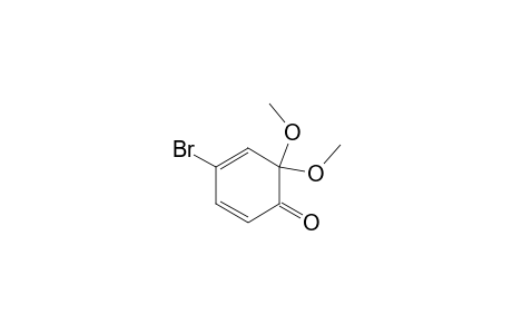 4-Bromo-6,6-dimethoxy-2,4-cyclohexadien-1-one