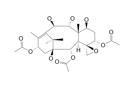 TAXUMAIROL-C;2-ALPHA,5-ALPHA,13-ALPHA-TRIACETOXY-1-BETA,7-BETA,9-ALPHA,10-BETA-TETRAHYDROXY-4-BETA,20-EPOXYTAX-11-ENE;7-BETA,9-ALPHA,10-BETA-TRIDEA