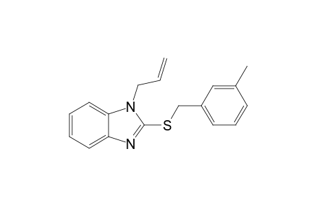1-Allyl-2-(m-tolylmethylsulfanyl)benzimidazole