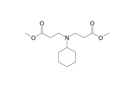 3-[cyclohexyl-(3-keto-3-methoxy-propyl)amino]propionic acid methyl ester