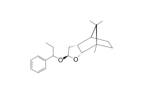 [2S-(2-ALPHA(R*),3A-ALPHA,4-ALPHA,7-ALPHA,7A-ALPHA)]-OCTAHYDRO-7,8,8-TRIMETHYL-2-(1-PHENYLPROPOXY)-4,7-METHANOBENZOFURANE