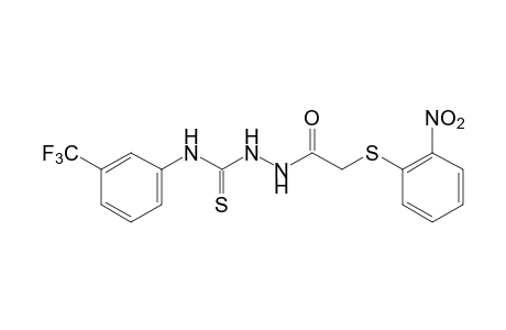 1-{[(o-NITROPHENYL)THIO]ACETYL}-3-THIO-4-(alpha,alpha,alpha-TRIFLUORO-m-TOLYL)SEMICARBAZIDE