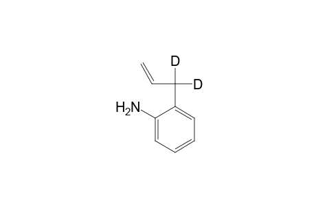 2-(1',1'-Dideutero-allyl)aniline