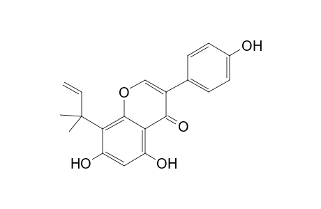 5,7,4'-Trihydroxy-8-(1,1-dimethylprop-2-enyl)isoflavone