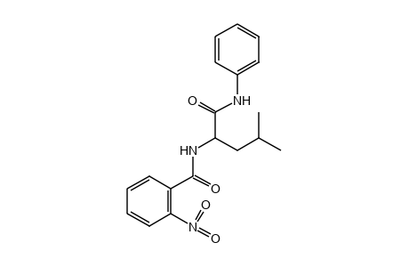 4-methyl-2-(o-nitrobenzamido)pentananilide