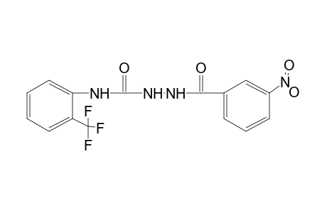 1-(m-NITROBENZOYL)-4-(alpha,alpha,alpha-TRIFLUORO-o-TOLYL)SEMICARBAZIDE