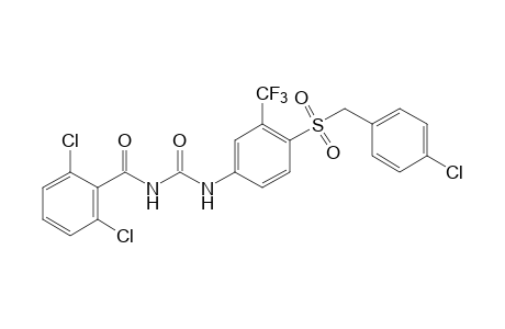 1-{4-[(p-CHLOROBENZYL)SULFONYL]-alpha,alpha,alpha-TRIFLUORO-m-TOLYL}-3-(2,6-DICHLOROBENZOYL)UREA